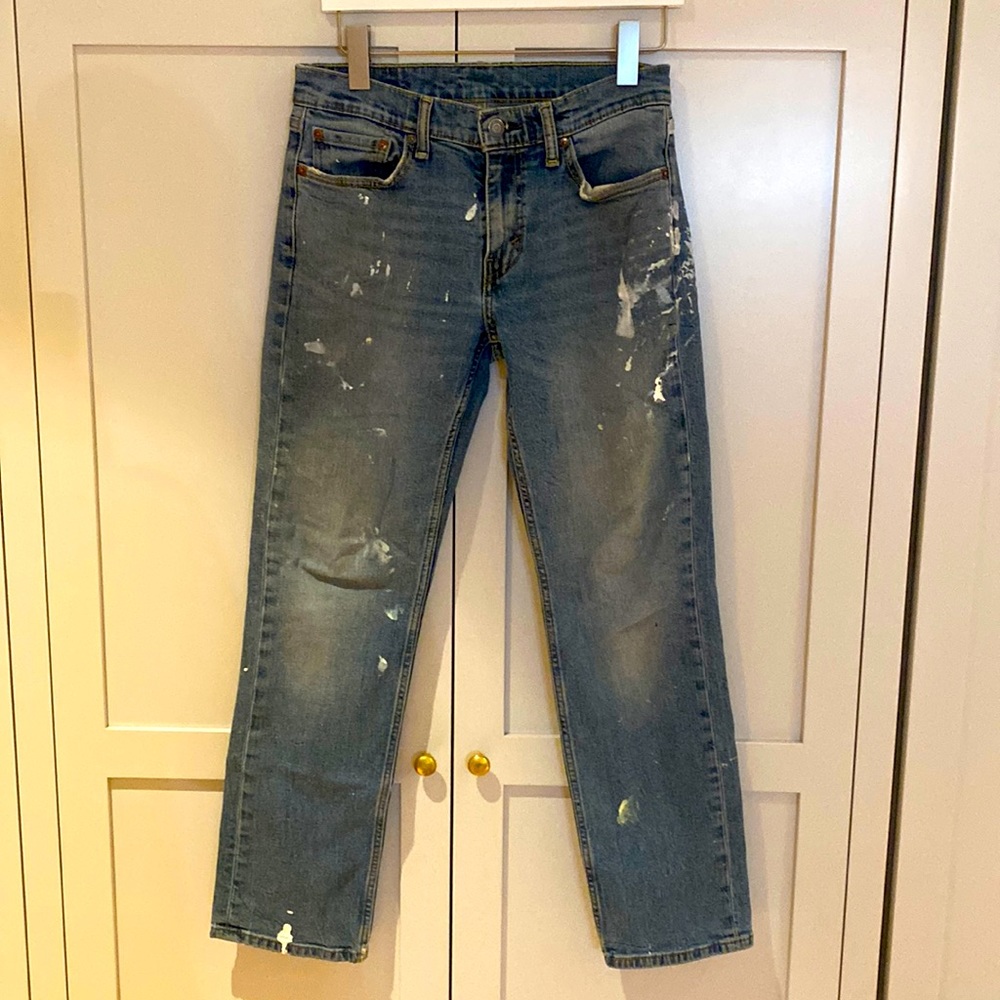 Vintage Levi’s Jeans W29 L30 with paint splatters, perfectly distressed